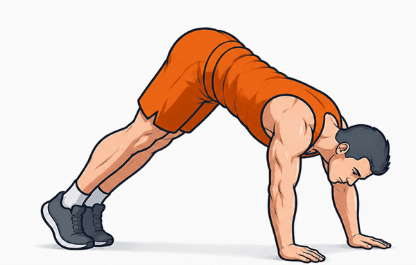 Pike Push-Up – Phase 1