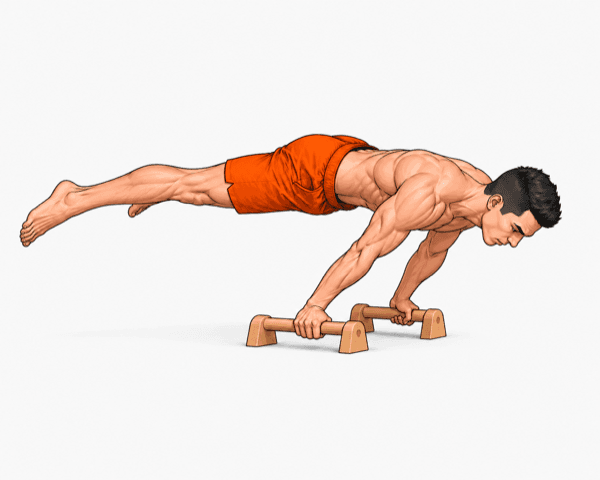Planche (Straddle) – Phase 1