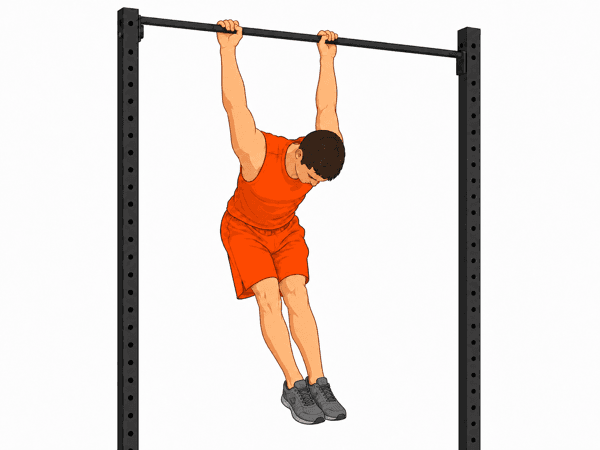 German Hang – invertierte Hängeposition hinter der Stange